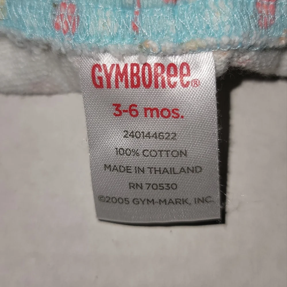 Gymboree Cotton Floral Patterned Shorts 3 6 Months Pockets